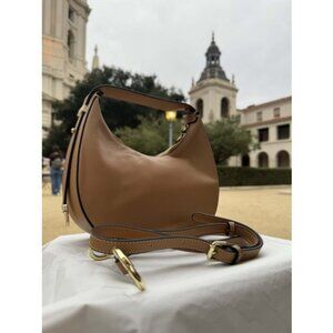 Mia Cognac Italian Shoulder Leather Bag